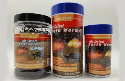 Aqua Plus Air dried earthworms Aqua Plus Air dried earthworms
