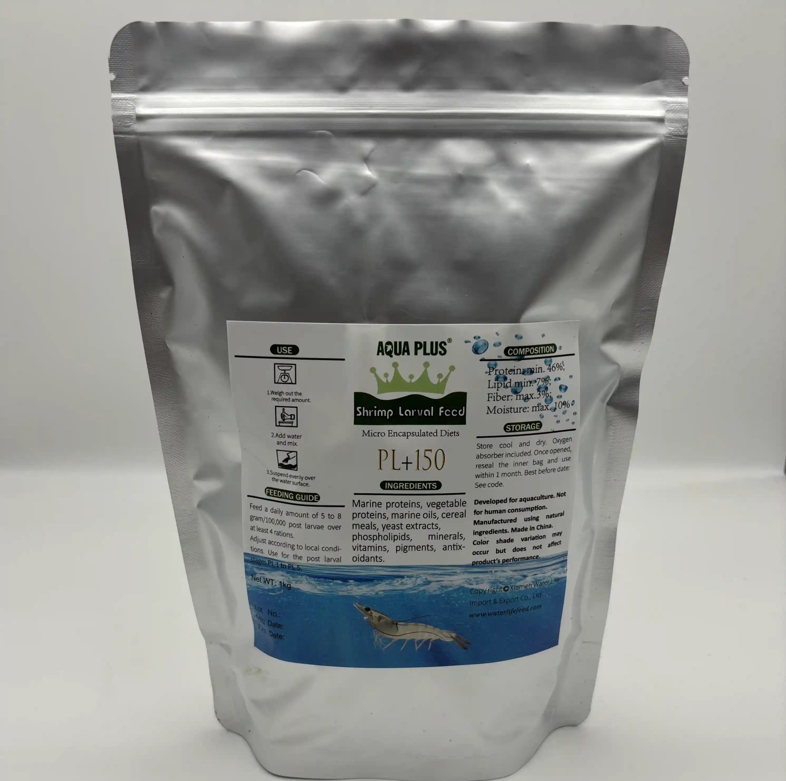 150m Microencapsulated diet 150m Microencapsulated diet